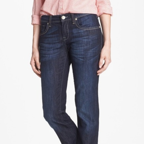Mavi Denim - MAVI Molly Straight Leg SZ 25 Dark Wash Mid Rise